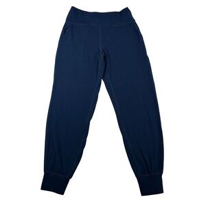 Lululemon Align High Rise Jogger 28" Pants Navy Blue 8 yoga athleisure